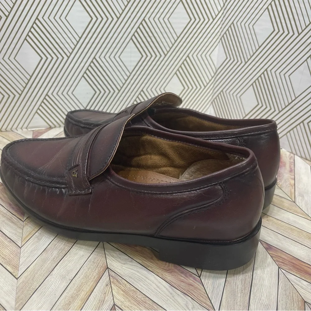 French Shriner Shoes.‎ Burgundy Size 8 1/2 W sb